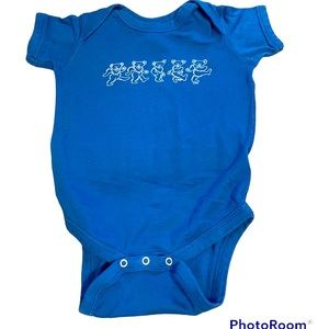 Grateful Dead Bears Onesie Baby Onesie 18 Months Blue